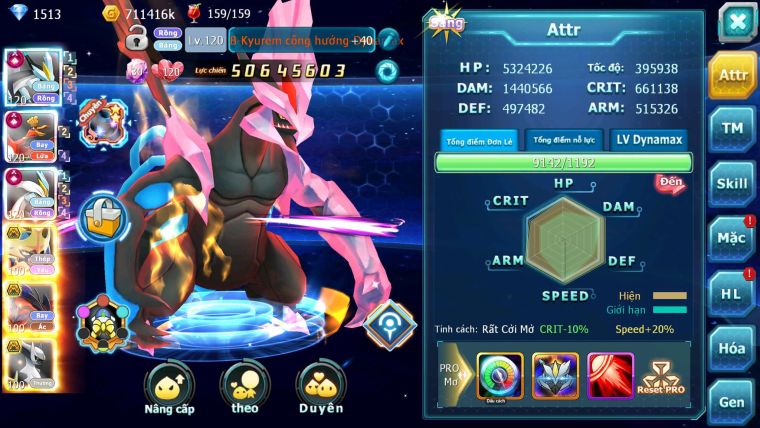 Mã : #TTS6855 - S1061 - BXH : 3 - V14 - 2K8 Sách - Black White Ho-oh CHD Vua Kiếm Bc Yvetal thần gió bc