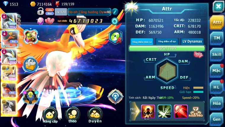 Mã : #TTS6855 - S1061 - BXH : 3 - V14 - 2K8 Sách - Black White Ho-oh CHD Vua Kiếm Bc Yvetal thần gió bc