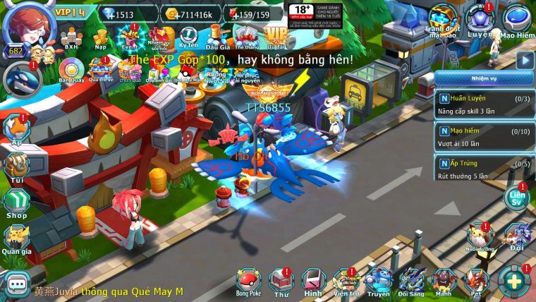 Mã : #TTS6855 - S1061 - BXH : 3 - V14 - 2K8 Sách - Black White Ho-oh CHD Vua Kiếm Bc Yvetal thần gió bc