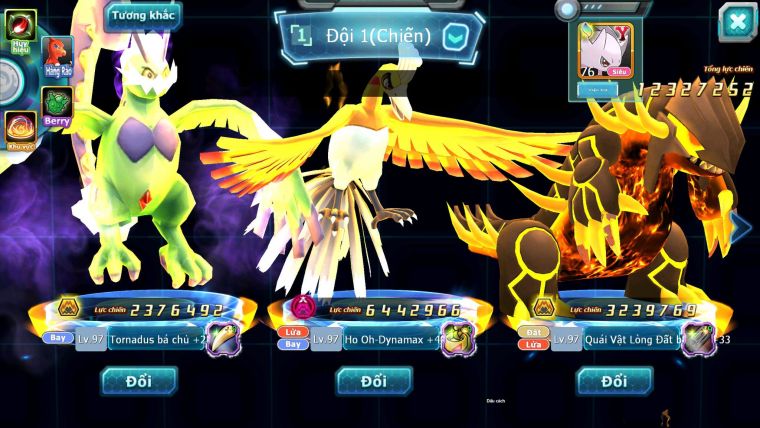 Mã : #TTS6854 - S1660 - V8 - Ho-oh Dnm Qvld Bc Thần Gios Bc Unvoa Yvetal nhiều pet ht