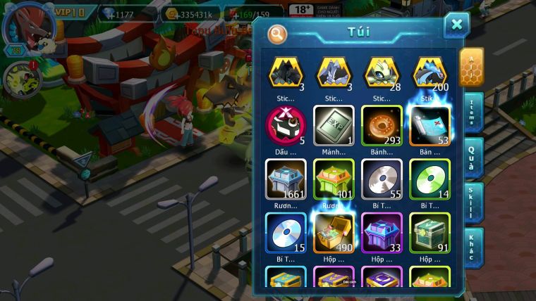 Mã : #TTS6853 - S1783 - V10 - Tapu Bulu Dnm Xerm Bc Celebi Raikou Zflare nhiều pet ht