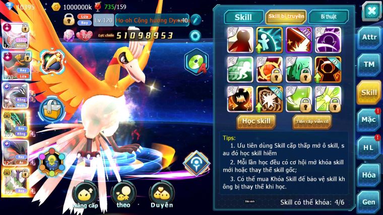 Mã : #TTS6852 - S207 - BXH : 3 - V14 - Diancie & Ho-oh CHD Palkia & Yvetal CH Ray Rắn Băng Nhiều Pet Bc
