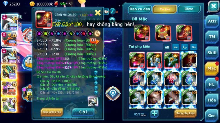Mã : #TTS6865 - S1165 - BXH : 9 - V15 - 25K KC - White Black Ho-oh CHD Rayquaza Drak ho-oh Yvetal Btaa Rắn Băng Bc Nhiều Pet Ht