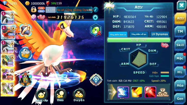 Mã : #TTS6865 - S1165 - BXH : 9 - V15 - 25K KC - White Black Ho-oh CHD Rayquaza Drak ho-oh Yvetal Btaa Rắn Băng Bc Nhiều Pet Ht