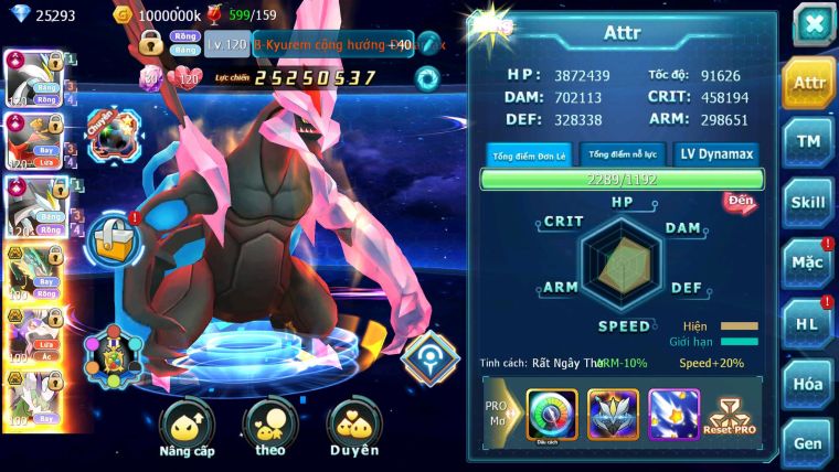 Mã : #TTS6865 - S1165 - BXH : 9 - V15 - 25K KC - White Black Ho-oh CHD Rayquaza Drak ho-oh Yvetal Btaa Rắn Băng Bc Nhiều Pet Ht