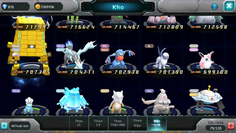 Mã : #TTS6863 - S1916 - BXH : 2 ALL -  V14 - Miraidon Bá Chủ Ho-oh Thần Gio ST Rắn Băng Nhiều Pet Ht