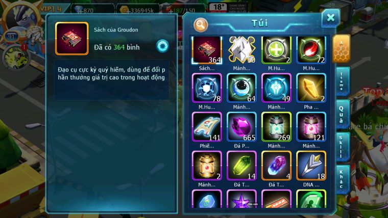 Mã : #TTS6863 - S1916 - BXH : 2 ALL -  V14 - Miraidon Bá Chủ Ho-oh Thần Gio ST Rắn Băng Nhiều Pet Ht