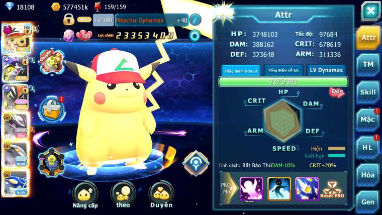 Mã : #TTS6861 - S916 - BXH : 27 - V12 - 2K Sách - Pikachu Dnm Raikou & Koko CH Mew giáp Bá Chủ Cặp Lati Cặp Cá Bc