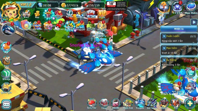 Mã : #TTS6861 - S916 - BXH : 27 - V12 - 2K Sách - Pikachu Dnm Raikou & Koko CH Mew giáp Bá Chủ Cặp Lati Cặp Cá Bc
