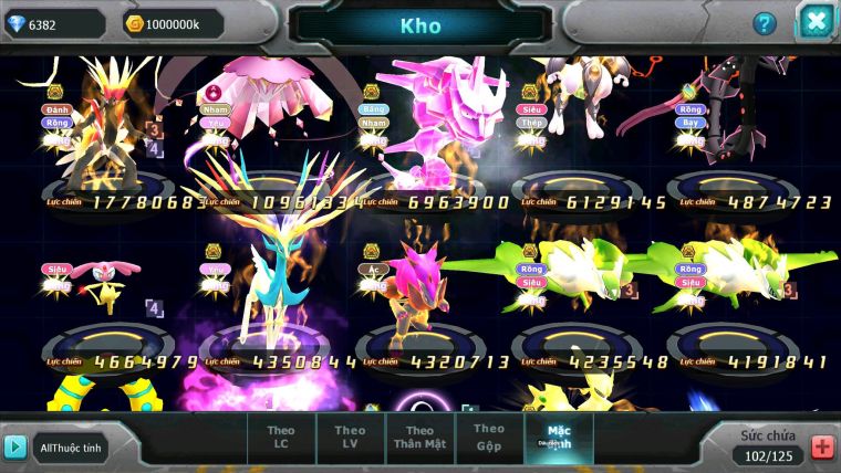 Mã : #TTS6879 - S1607 - V14 - Koraidon Bc Diancie Dnm Rắn Băng Bc Mew giáp cặp lati bc