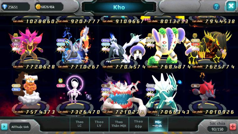 Mã : #TTS6878 - S860 - V14 - BXH : 12 - 1K3 Sách - Ho-oh CHD Lugia + Hentran CH Pikachu Dnm Nhiều Pet HT