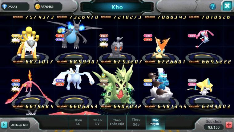 Mã : #TTS6878 - S860 - V14 - BXH : 12 - 1K3 Sách - Ho-oh CHD Lugia + Hentran CH Pikachu Dnm Nhiều Pet HT
