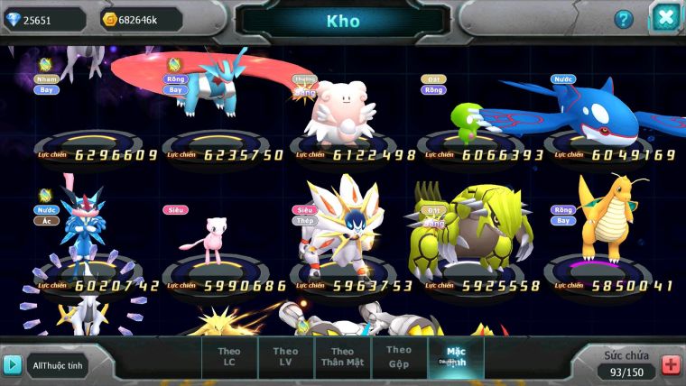 Mã : #TTS6878 - S860 - V14 - BXH : 12 - 1K3 Sách - Ho-oh CHD Lugia + Hentran CH Pikachu Dnm Nhiều Pet HT