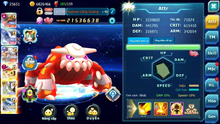 Mã : #TTS6878 - S860 - V14 - BXH : 12 - 1K3 Sách - Ho-oh CHD Lugia + Hentran CH Pikachu Dnm Nhiều Pet HT