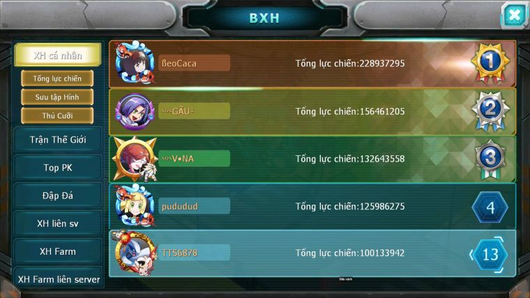 Mã : #TTS6878 - S860 - V14 - BXH : 12 - 1K3 Sách - Ho-oh CHD Lugia + Hentran CH Pikachu Dnm Nhiều Pet HT