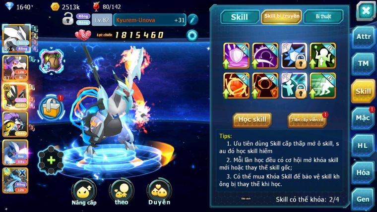 Mã : #TTS6877 - S1902 -BXH: 13 - V12 - Unvoa Drak ho-oh - Tapu koko Bc Nhiều Pet Huyền thoại