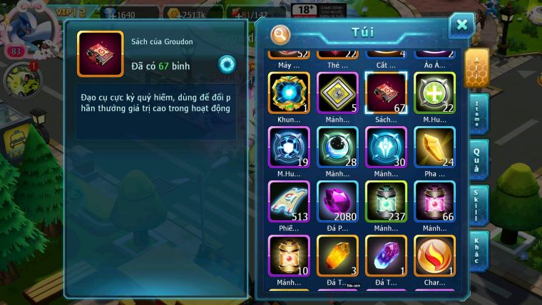 Mã : #TTS6877 - S1902 -BXH: 13 - V12 - Unvoa Drak ho-oh - Tapu koko Bc Nhiều Pet Huyền thoại