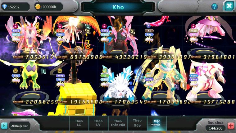 Mã : #TTS6876 - S511 - BXH : 2 CHAM - V20 - 4K Sách - WB & Ho-oh & Diancie CHD Yvetal & Lugia CH Unvoa Bc Hoopa Bc Nhiều Pet HT