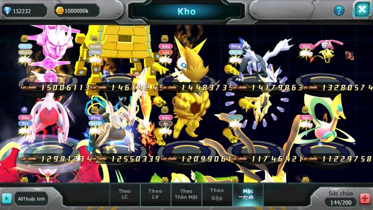 Mã : #TTS6876 - S511 - BXH : 2 CHAM - V20 - 4K Sách - WB & Ho-oh & Diancie CHD Yvetal & Lugia CH Unvoa Bc Hoopa Bc Nhiều Pet HT