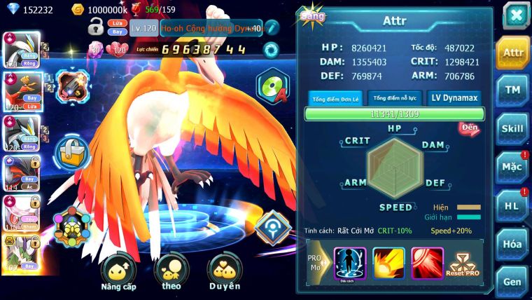 Mã : #TTS6876 - S511 - BXH : 2 CHAM - V20 - 4K Sách - WB & Ho-oh & Diancie CHD Yvetal & Lugia CH Unvoa Bc Hoopa Bc Nhiều Pet HT