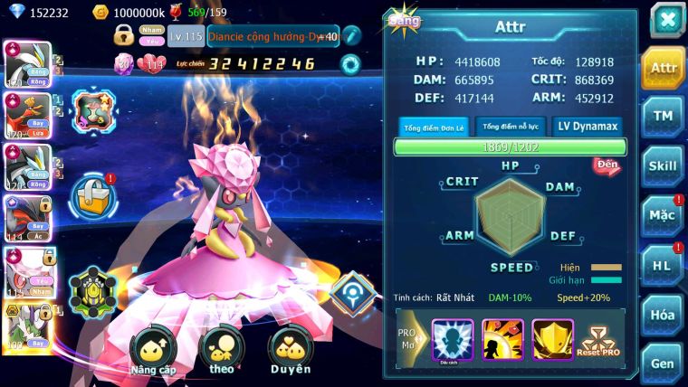 Mã : #TTS6876 - S511 - BXH : 2 CHAM - V20 - 4K Sách - WB & Ho-oh & Diancie CHD Yvetal & Lugia CH Unvoa Bc Hoopa Bc Nhiều Pet HT