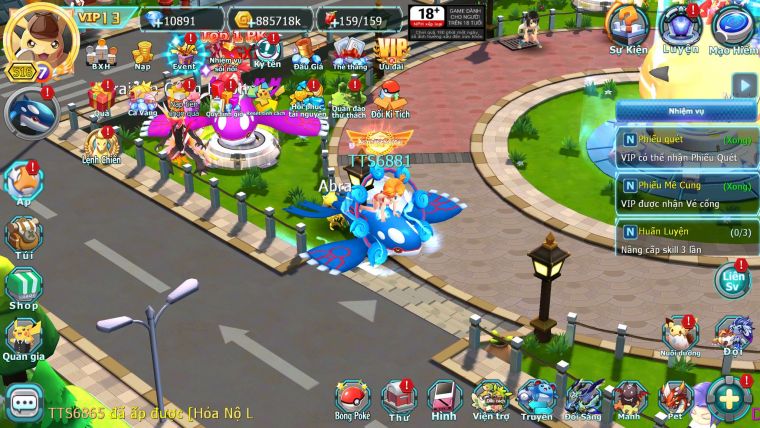 Mã : #TTS6881 - S1155 - V13 - 400 Sách - BXH : 14 - Ho-oh CHD Pal + Yvetal CH Bw Bc Nhiều Pet HT