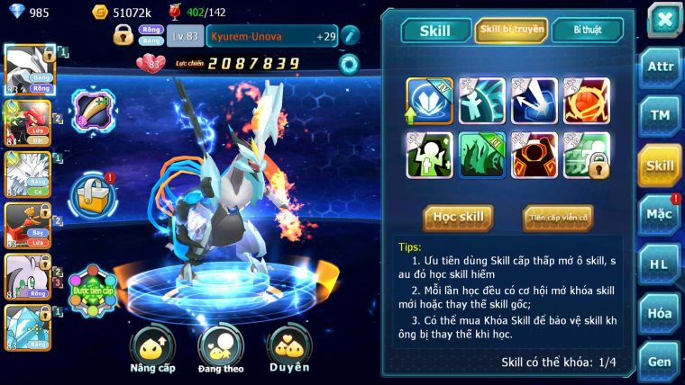 Mã : #TTS6890 - S1835 - V5 - Unvoa Groudon Băng Né Ho-oh nhiều pet ht