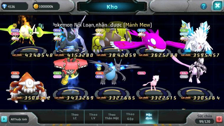 Mã : #TTS6886 - S1392 - V11 - Ho-oh dnm Unvoa Thần gio bc Qvbc Bc nhiều pet ht