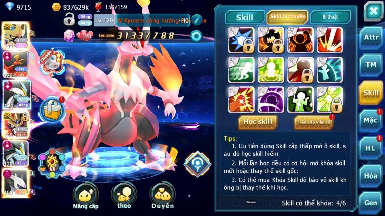 Mã : #TTS7002 - S944 - BXH: 5 - V16 - 1141S - Kiếm Khiên Bc Ho-oh WB CHD Sáng Thế Dnm Nhiều Pet Bc Pet Meta