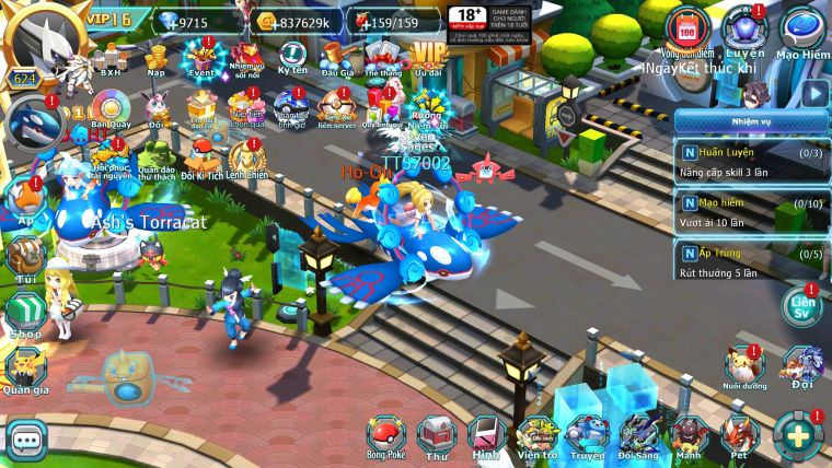 Mã : #TTS7002 - S944 - BXH: 5 - V16 - 1141S - Kiếm Khiên Bc Ho-oh WB CHD Sáng Thế Dnm Nhiều Pet Bc Pet Meta