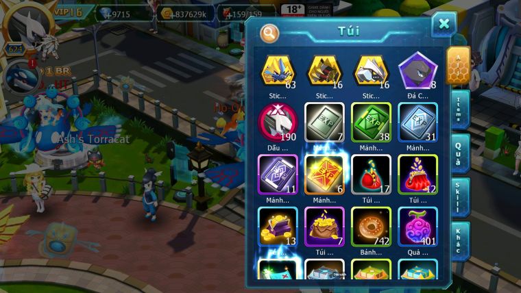 Mã : #TTS7002 - S944 - BXH: 5 - V16 - 1141S - Kiếm Khiên Bc Ho-oh WB CHD Sáng Thế Dnm Nhiều Pet Bc Pet Meta