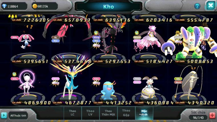 Mã : #TTS7009 - S1542 - BXH : 7 - 118K KC - 4K9 Sách - V15 - Vua Kiếm& Khiên Bc Ho-oh CHD Arc Thép Mew giáp Bc Nhiều Pet Ht Đc + 9 Thép