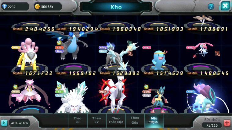Mã : #TTS7008 - S1897 - V14 - BXH : 3 ALL - Hồn Tâm Bá chủ Xerm Bc Tapu Fini Bc Nhiều Pet HT