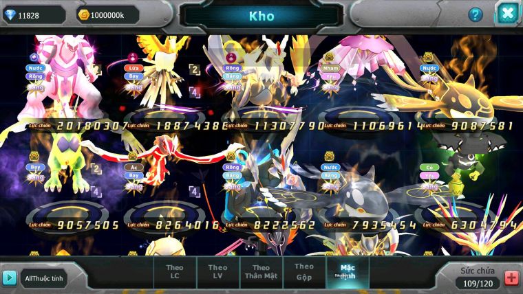 Mã : #TTS7012 - S957 - BXH : 15 - 11K8 KC - Pal Cộng Hưởng Full SS Ho-oh White Dnm Nhiều Pet Bá Chủ