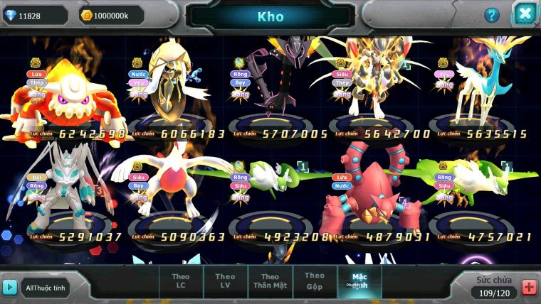 Mã : #TTS7012 - S957 - BXH : 15 - 11K8 KC - Pal Cộng Hưởng Full SS Ho-oh White Dnm Nhiều Pet Bá Chủ