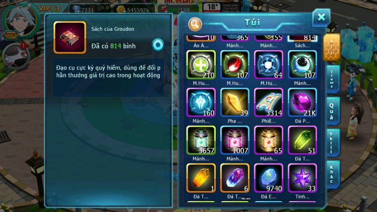 Mã : #TTS7015 - S1540 - V13 - BXH : 37 - 814 Sách - Ho-oh CHD Yvetal CH Qvld Thần Gios Unvoa WB Bc Cặp Lati Bc