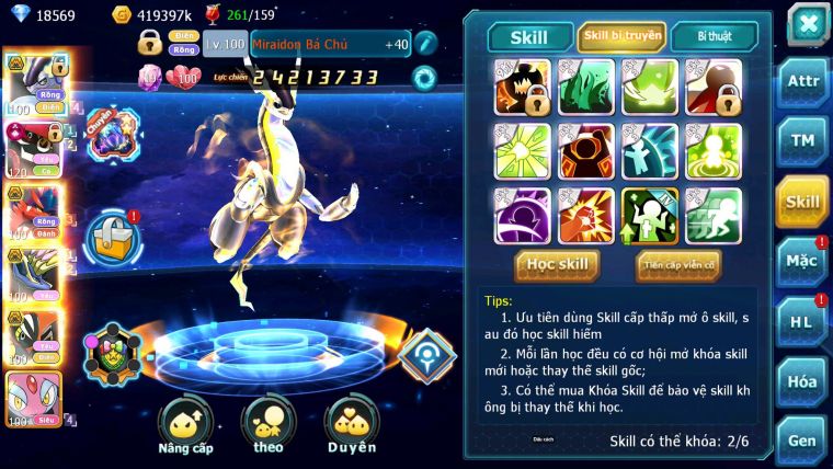 Mã : #TTS7016 - S1758 - BXH: 13 - 1186S - 18K5 KC - Miraidon & Koraidon Bá Chủ - Tapu Bulu Cộng Hưởng Dynamax Build Mạnh