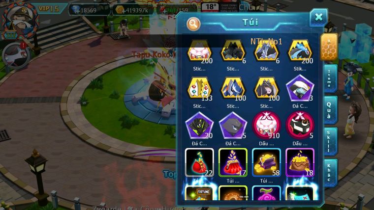 Mã : #TTS7016 - S1758 - BXH: 13 - 1186S - 18K5 KC - Miraidon & Koraidon Bá Chủ - Tapu Bulu Cộng Hưởng Dynamax Build Mạnh