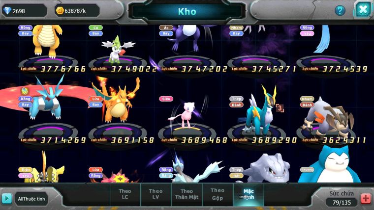 Mã : #TTS7025 - S1448 - BXH : 13 - V15 - 2527S ZFlare Bá Chủ Koraidon Bc Z100 CH Ho-oh Dnm Rắn Băng Bc Thần Gio Bc