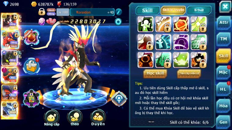 Mã : #TTS7025 - S1448 - BXH : 13 - V15 - 2527S ZFlare Bá Chủ Koraidon Bc Z100 CH Ho-oh Dnm Rắn Băng Bc Thần Gio Bc
