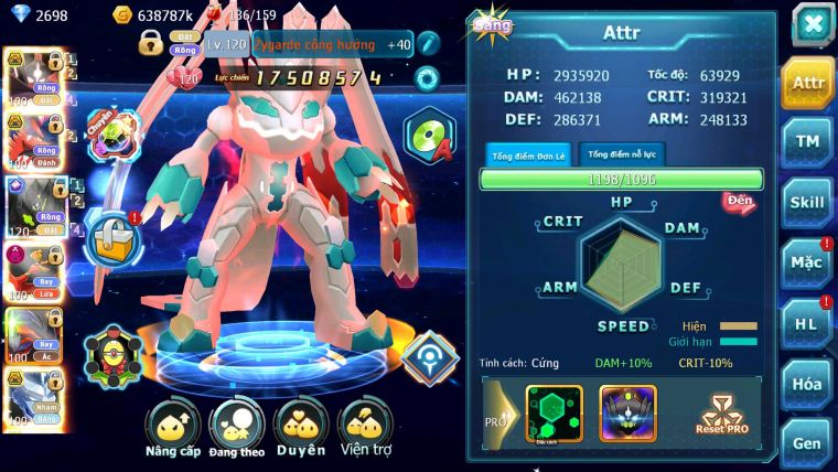 Mã : #TTS7025 - S1448 - BXH : 13 - V15 - 2527S ZFlare Bá Chủ Koraidon Bc Z100 CH Ho-oh Dnm Rắn Băng Bc Thần Gio Bc