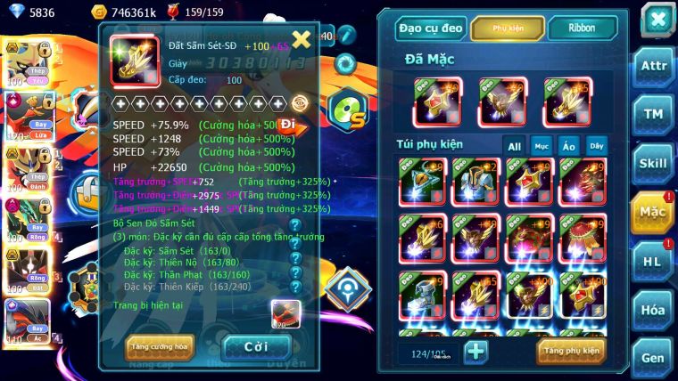 Mã : #TTS7024 - S1322 - BXH: 10 - V15 - 1128S - Vua Kiếm Khiên Bá Chủ Ho-oh CHD Yvetal CH Ray Dnm Cặp Z100 Bá Chủ