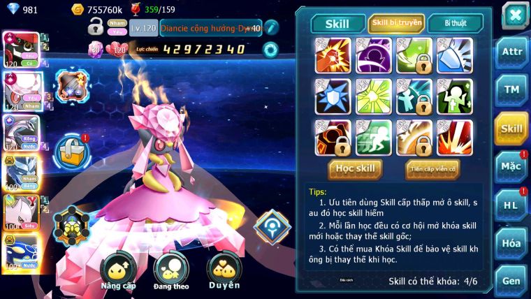 Mã : #TTS7023 - S1266 - BXH : 3 - Top6-8/C20 - V10 - Tapu Bulu CHD Cực Khủng Diancie CHD Palkia CH Build Mạnh