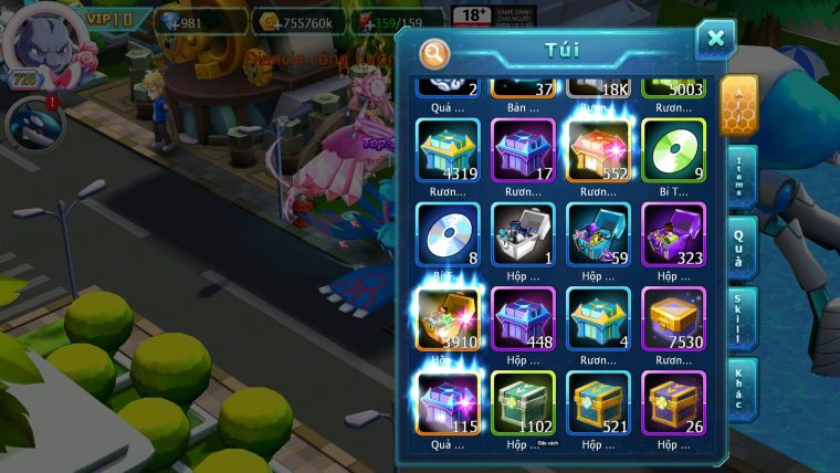 Mã : #TTS7023 - S1266 - BXH : 3 - Top6-8/C20 - V10 - Tapu Bulu CHD Cực Khủng Diancie CHD Palkia CH Build Mạnh