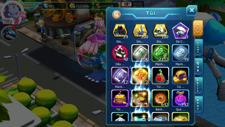 Mã : #TTS7023 - S1266 - BXH : 3 - Top6-8/C20 - V10 - Tapu Bulu CHD Cực Khủng Diancie CHD Palkia CH Build Mạnh