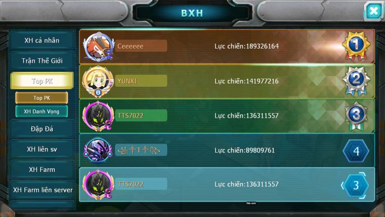 Mã : #TTS7022 - S804 - BXH : 3 - TOP6-8/C13 - V15 - WB & Ho-oh CHD Yvetal CH Rayquaza Dnm Nhiều Pet BC