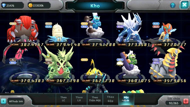 Mã : #TTS7027 - S1763 - BXH: 3 - Top3-6/C28 - V20 - Miraidon & Koraidon & Sáng Thế & Achaludon & Arc & White Max trạng thái Kiếm Khiên Dnm