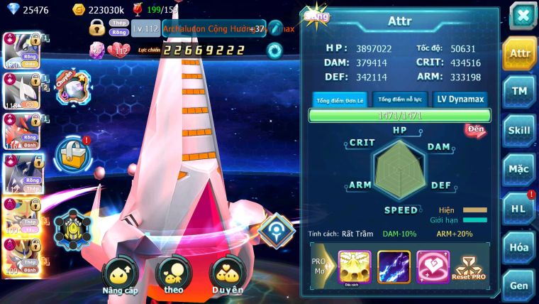 Mã : #TTS7027 - S1763 - BXH: 3 - Top3-6/C28 - V20 - Miraidon & Koraidon & Sáng Thế & Achaludon & Arc & White Max trạng thái Kiếm Khiên Dnm