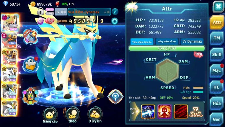 Mã : #TTS7031 - S657 - BXH:7 - Top6-8/C11 - V15 - 4K3 Sách - 58K KC - Vua Kiếm Dynamax Ho-oh CHD Vua Khiên Bc Unvoa WB Bc 3 Team Ngon