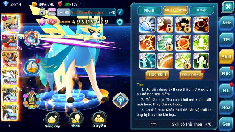 Mã : #TTS7031 - S657 - BXH:7 - Top6-8/C11 - V15 - 4K3 Sách - 58K KC - Vua Kiếm Dynamax Ho-oh CHD Vua Khiên Bc Unvoa WB Bc 3 Team Ngon